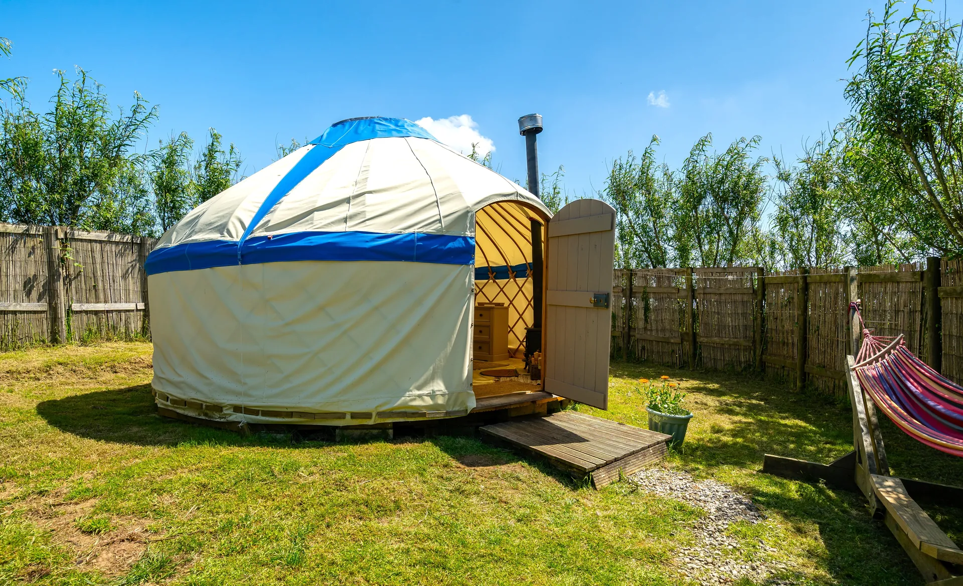 Buzzard Yurt — view 1